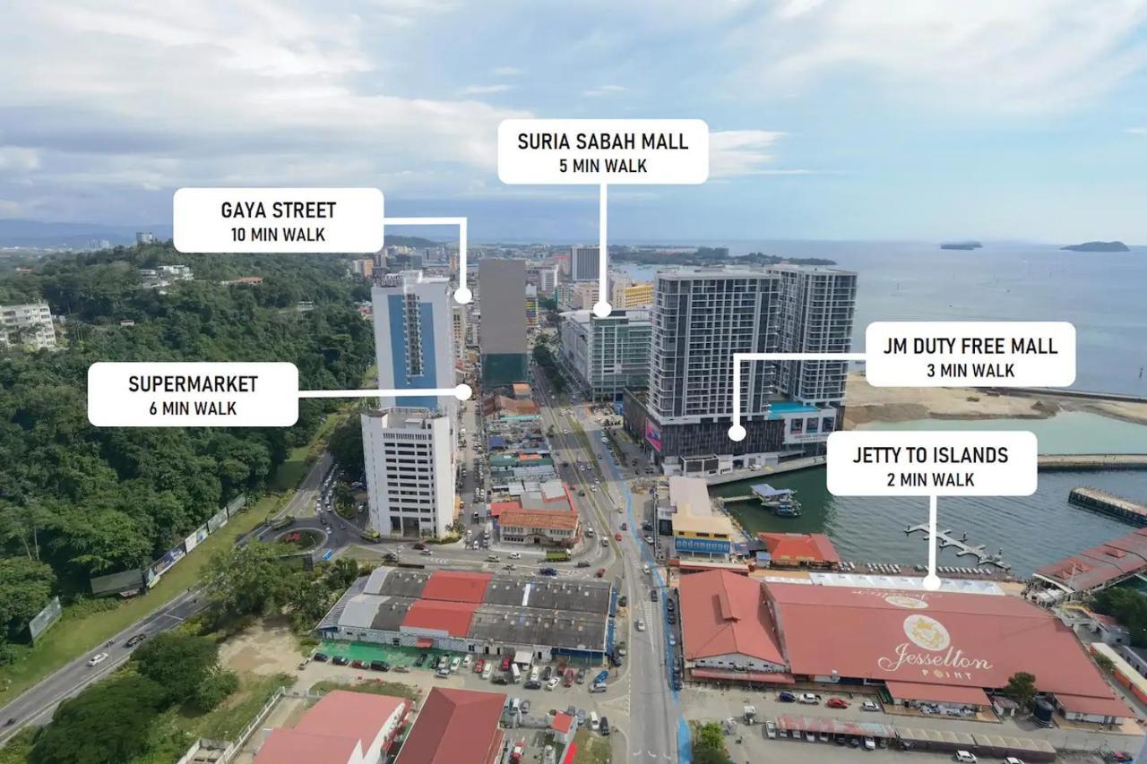 ホテル Jesselton Quay Sea View コタキナバル エクステリア 写真